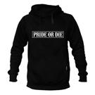 PRIDE OR DIE fight club hoodie -black